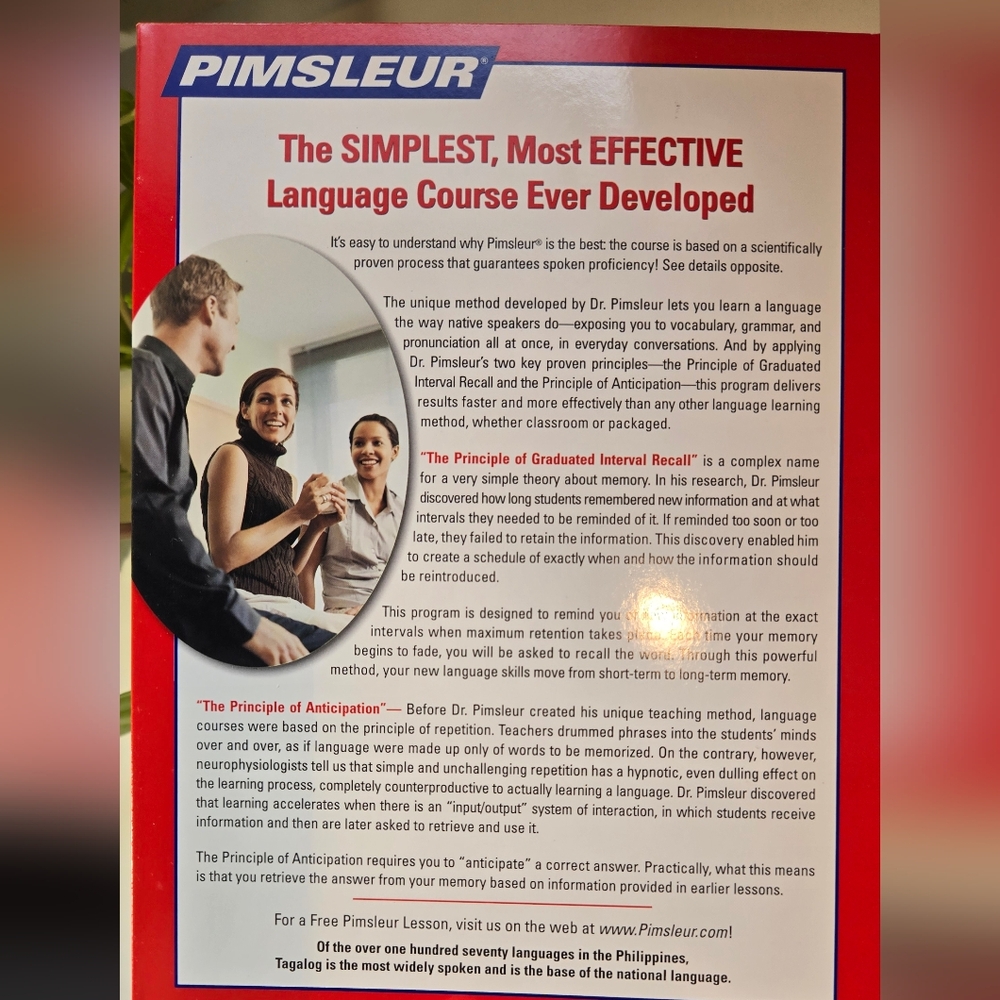 Pimsleur Basic Tagalog Language Course on CD - Picture 2 of 6